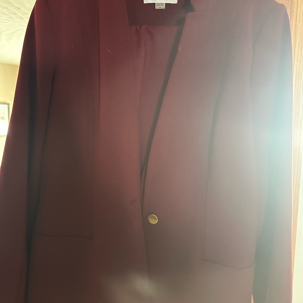 Burgundy Blazer